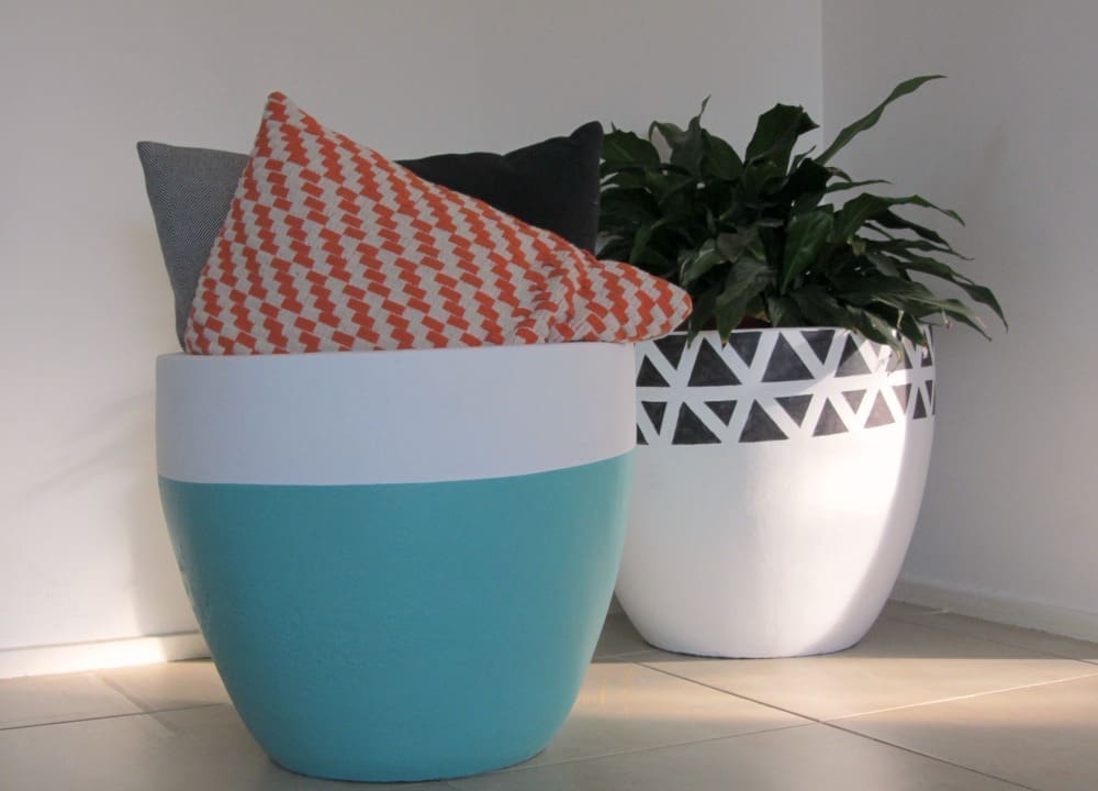 How to create a modern pot plant 2 looks