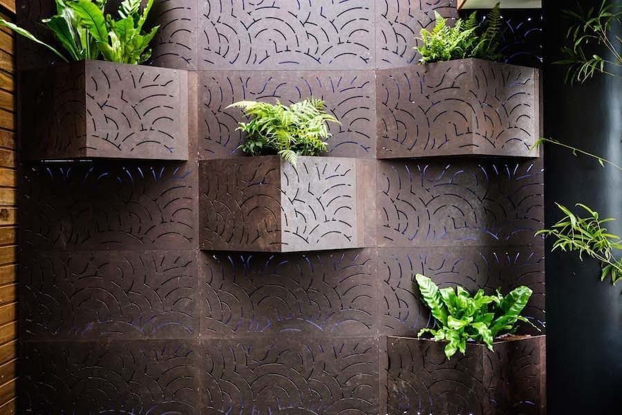 Michael and Carlene garden wall