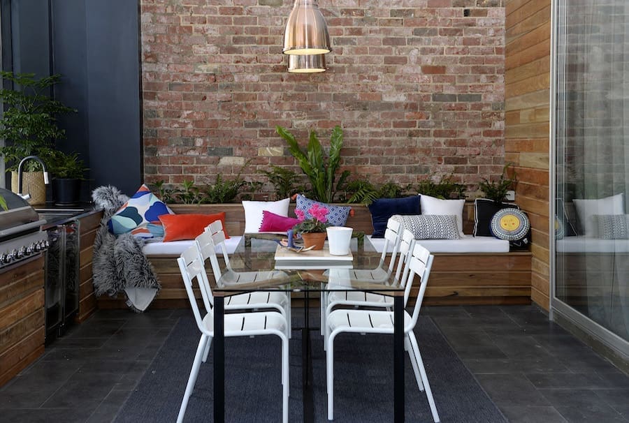 Michael and Carlene terrace on The Block
