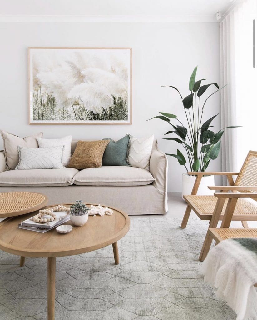 Coastal style living room