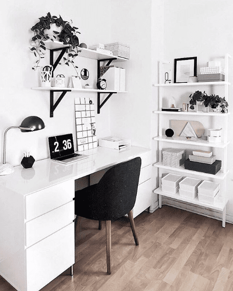 Black and white inspired officed