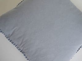 Finished DIY felt stitch cushion