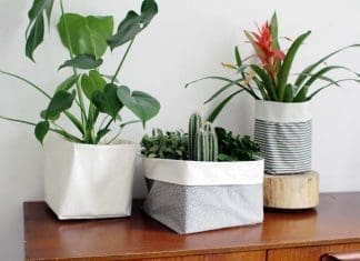 Fabric bucket DIY