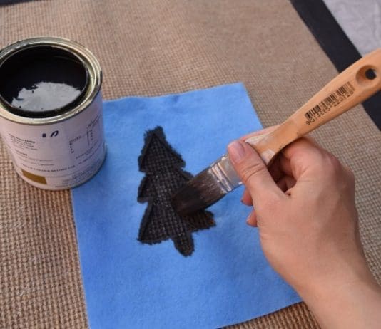 Paint christmas trees