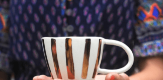 Gold mug