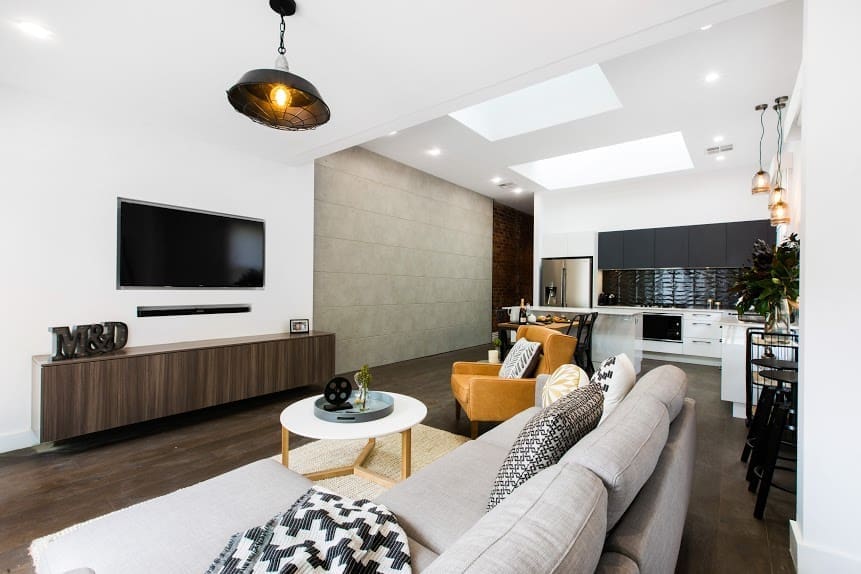 Industrial living room