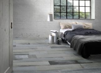 Grey wash timber tile