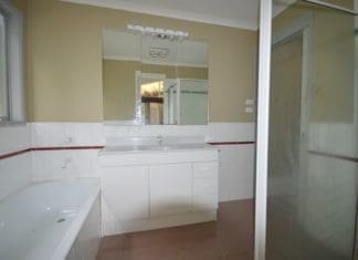 Bathroom before