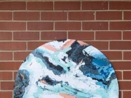 DIY outdoor wall art