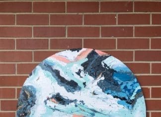 DIY outdoor wall art