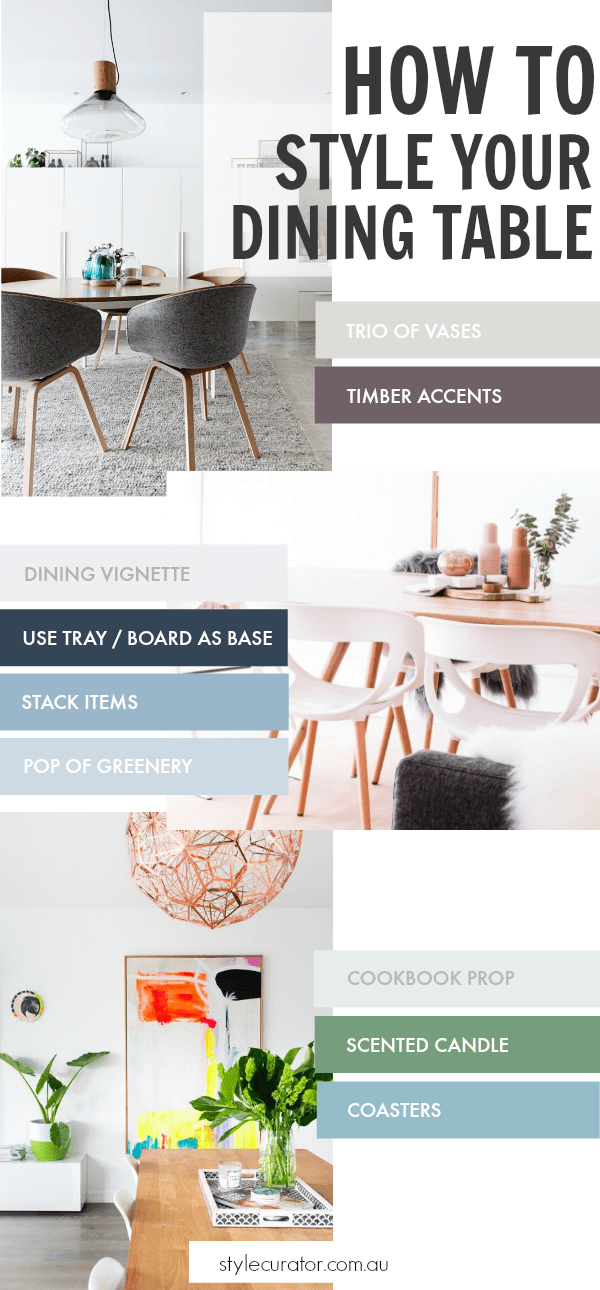 How to style your dining table