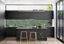 Black kitchen