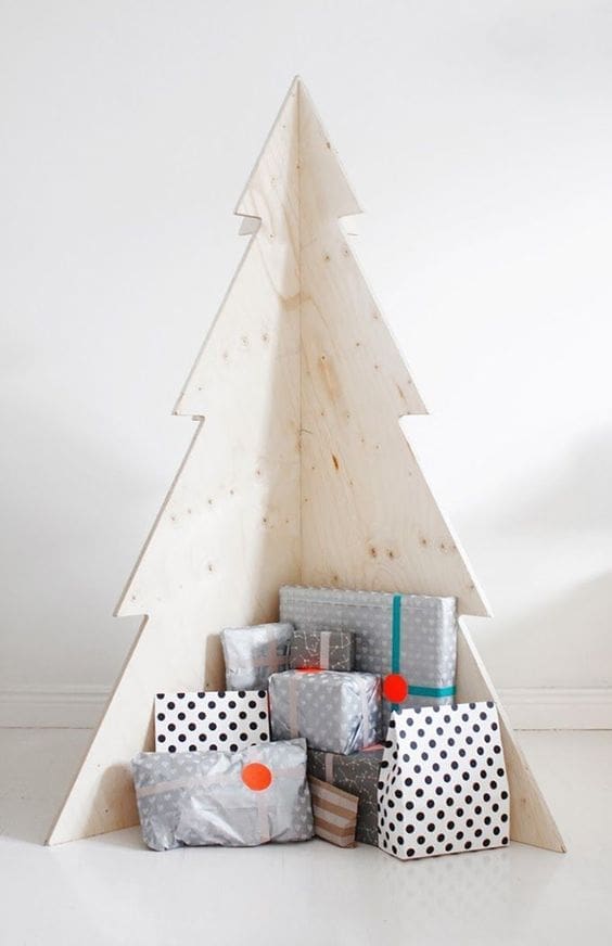 Plywood Christmas tree