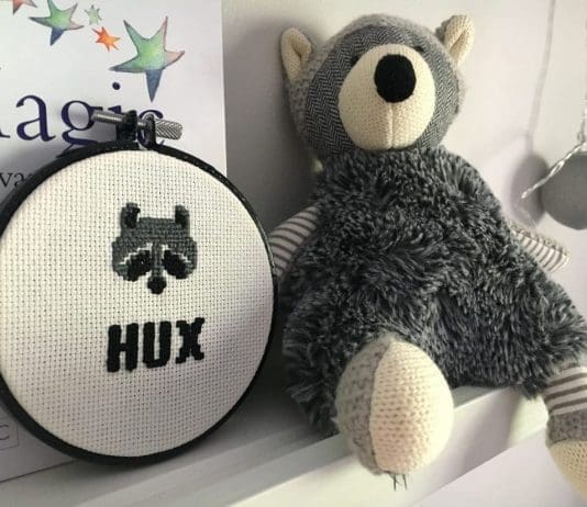 Finished cross-stitch