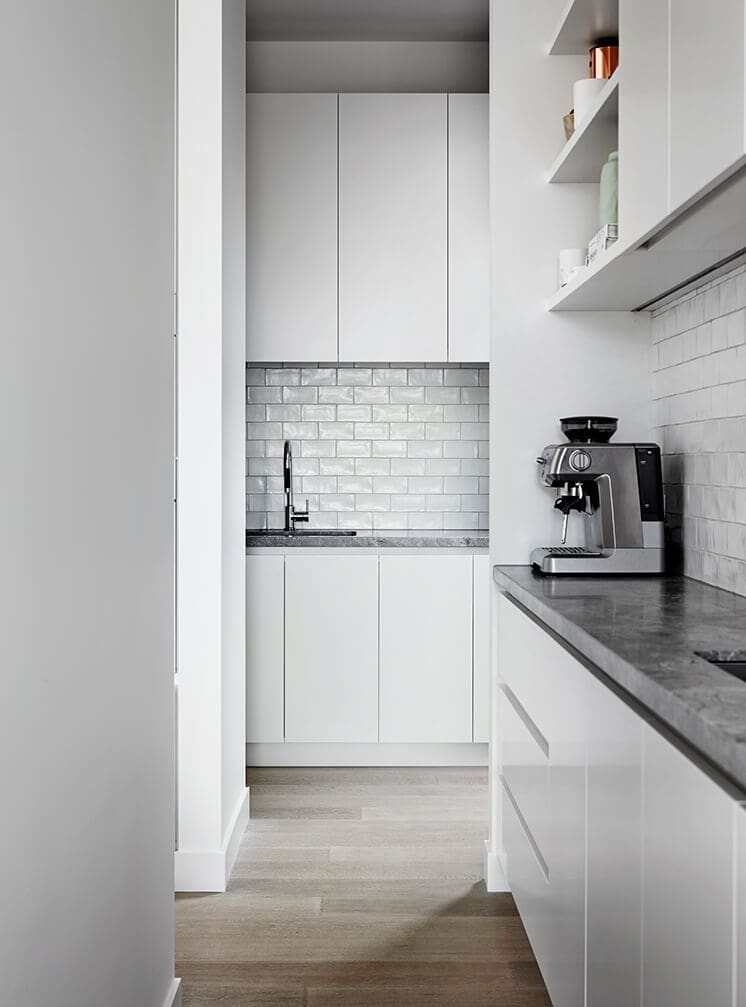 White butler's pantry