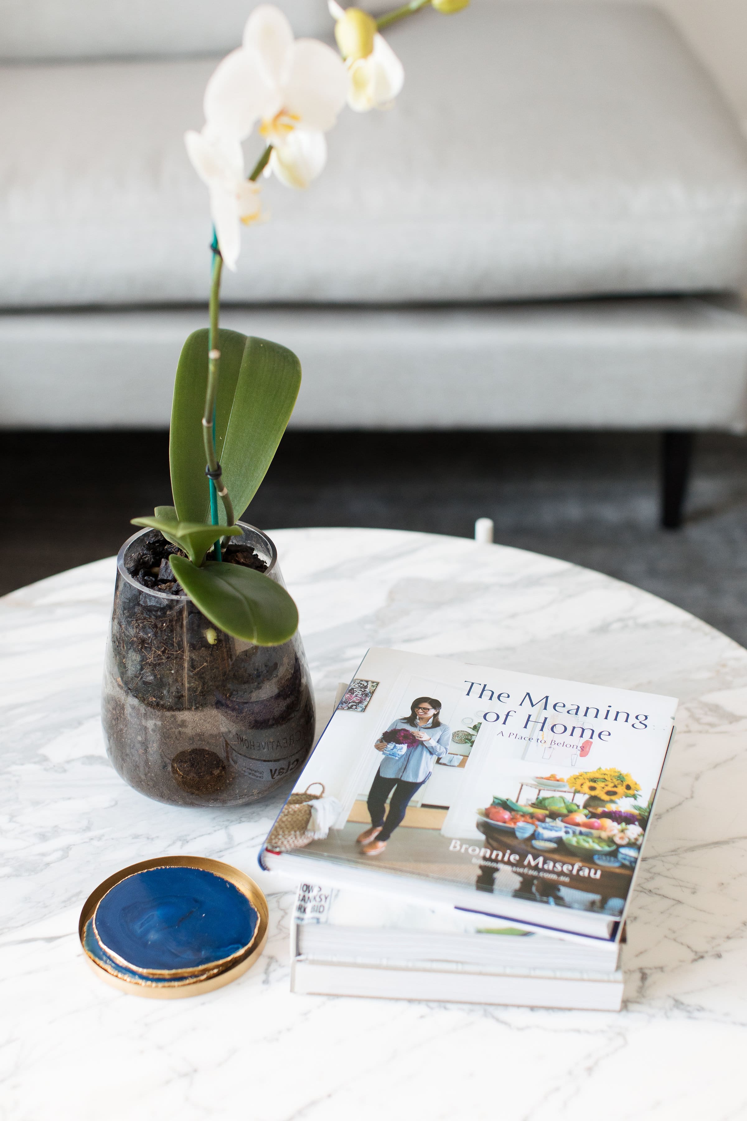 Interiors book on coffee table