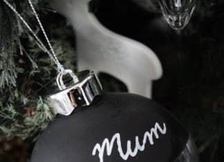 Blackboard bauble