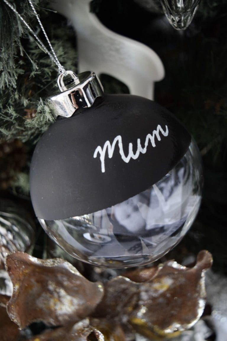 Blackboard bauble