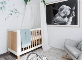 Cot canopy DIY