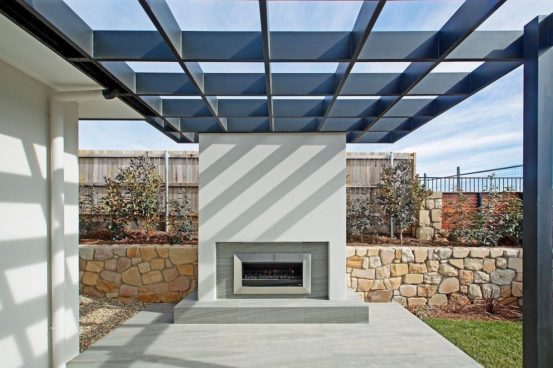 Stone external building material