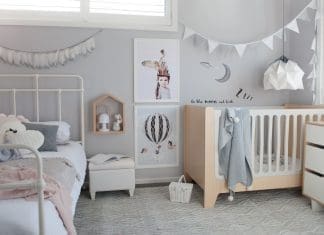 Girl and boy bedroom styling