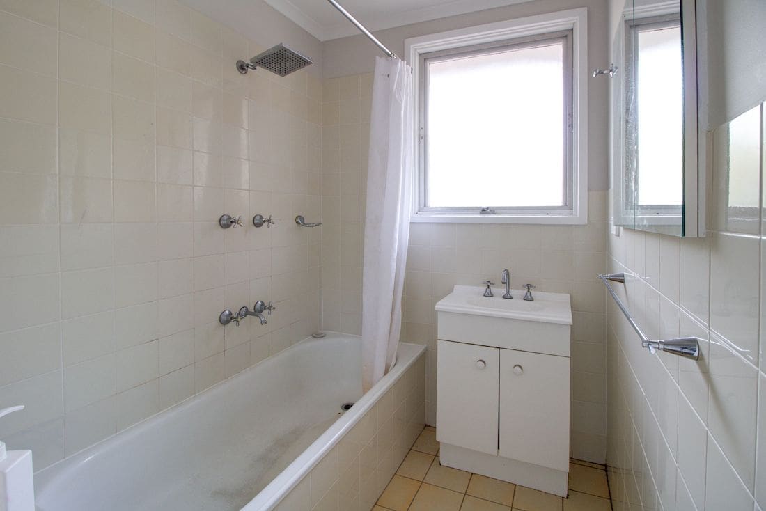 Bathroom before