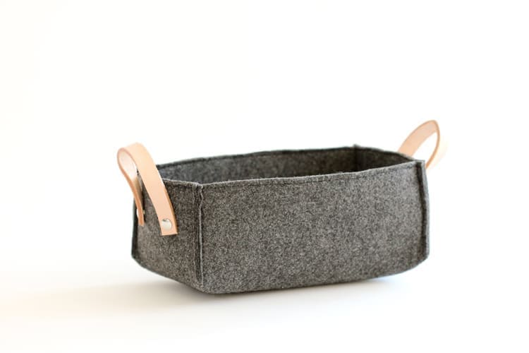 How to make your own felt basket