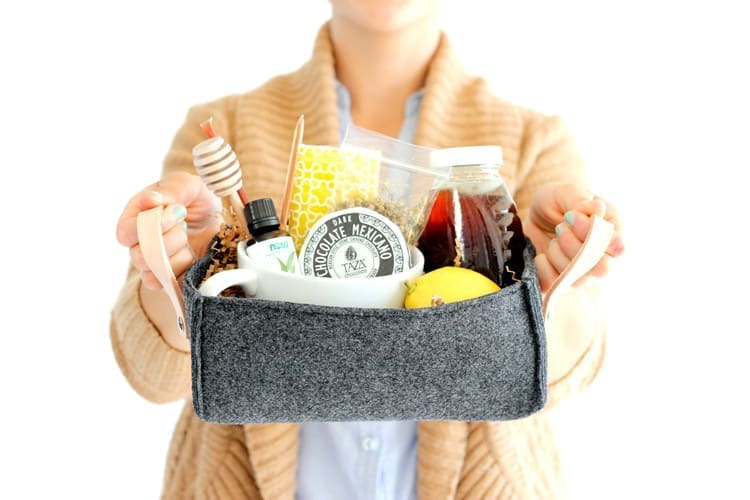 Felt basket DIY