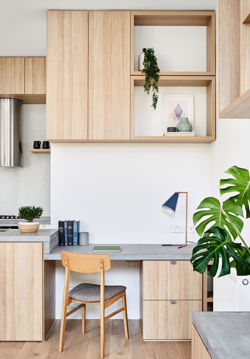 Dot's House_Atlas Architects_study nook in modest extension