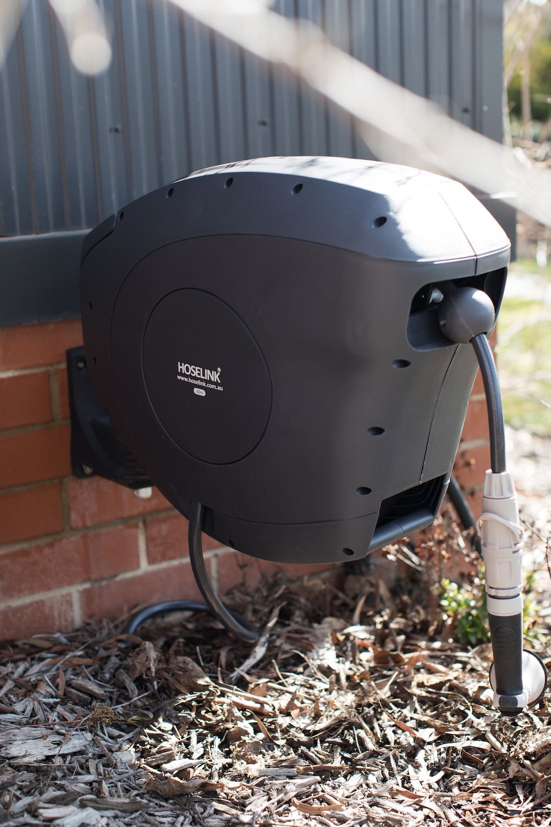 Charcoal Hoselink hose reel