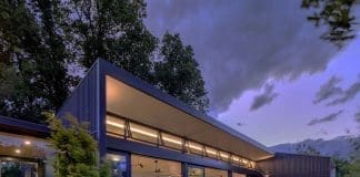 Ben Walker_Elm Grove House_exterior at night