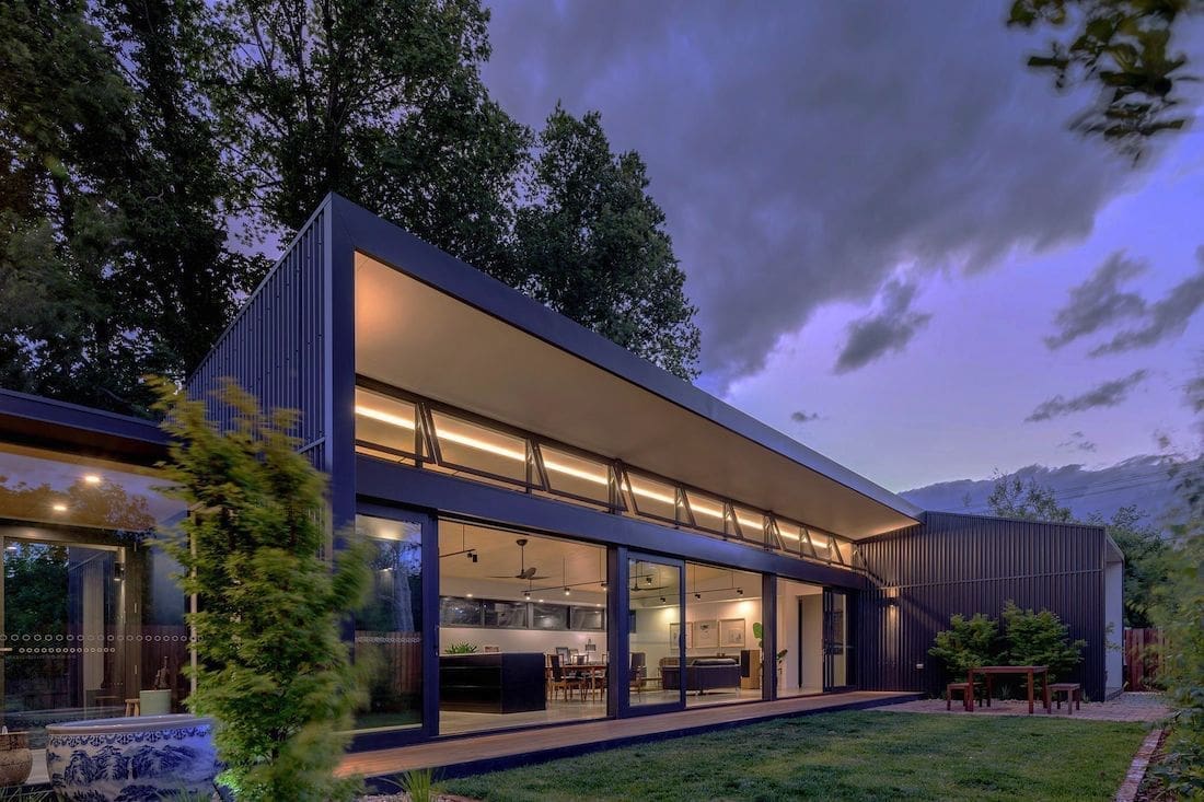 Ben Walker_Elm Grove House_exterior at night