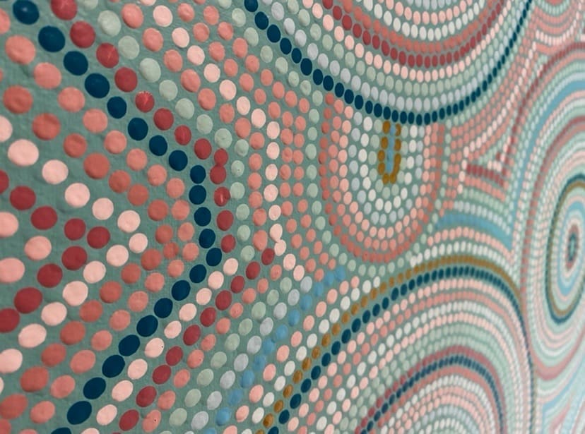 Lou Martin_close up of art