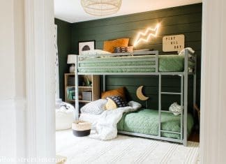 Boys bunk bedroom