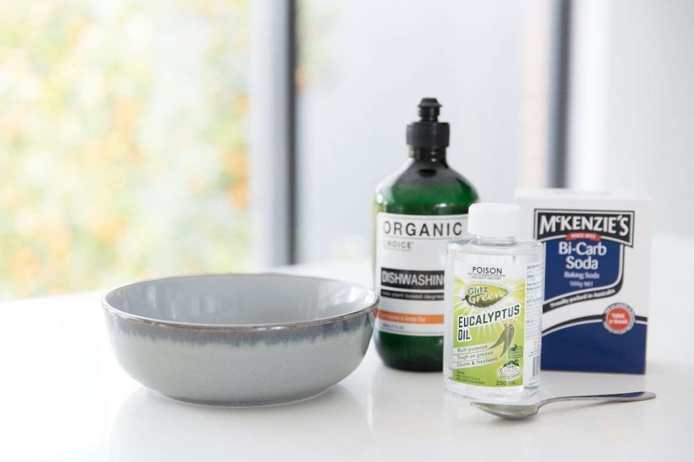 Ingredients you will need to make your own natural shower cleaner