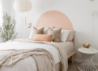 Removable decal bedhead