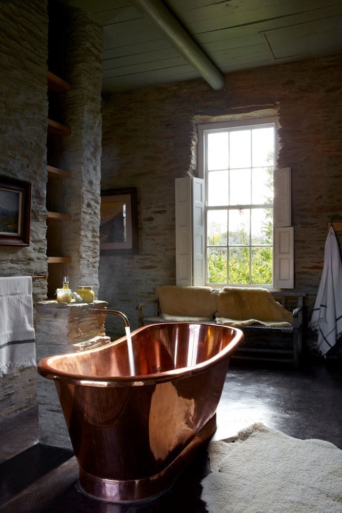 Solid copper bath