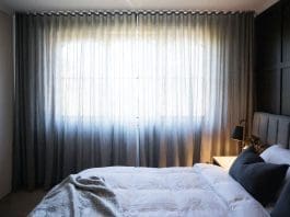 Sheer curtains from DIY Blinds