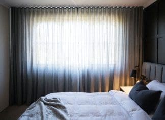 Sheer curtains from DIY Blinds