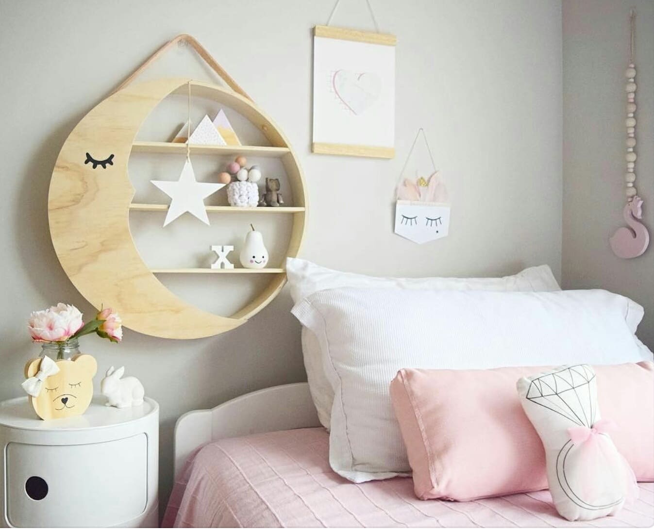 Moon shelf by Bear and Sparrow
