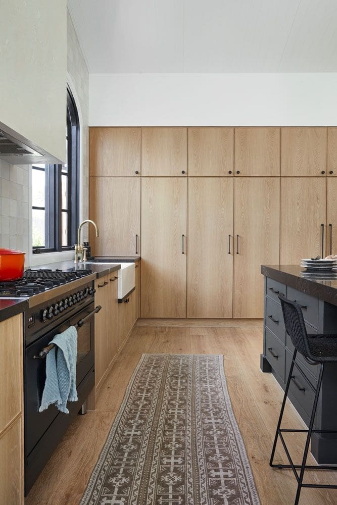 Timber joinery in the kitchen