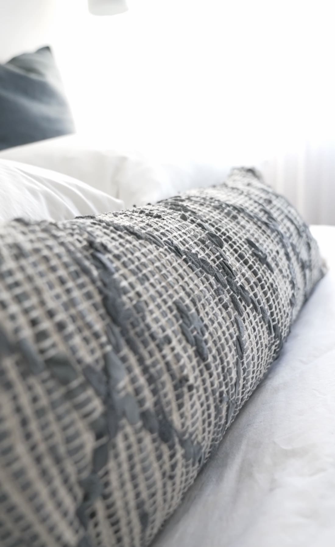 Lumbar cushion close up