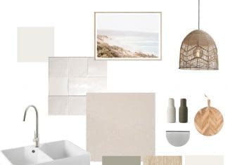 Serene kitchen scheme