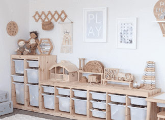 IKEA Trofast storage for kids playroom