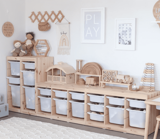 IKEA Trofast storage for kids playroom