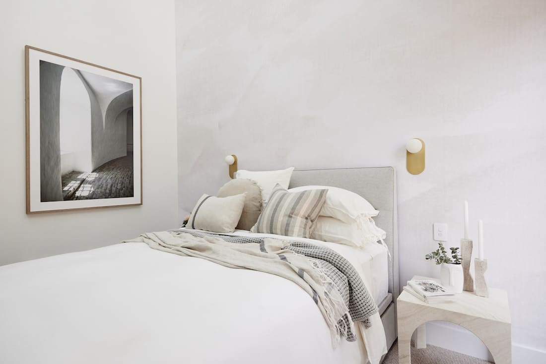 Guest bedroom from The Block 2021