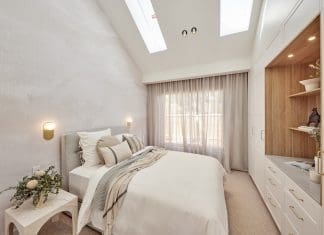 Guest bedroom from The Block 2021