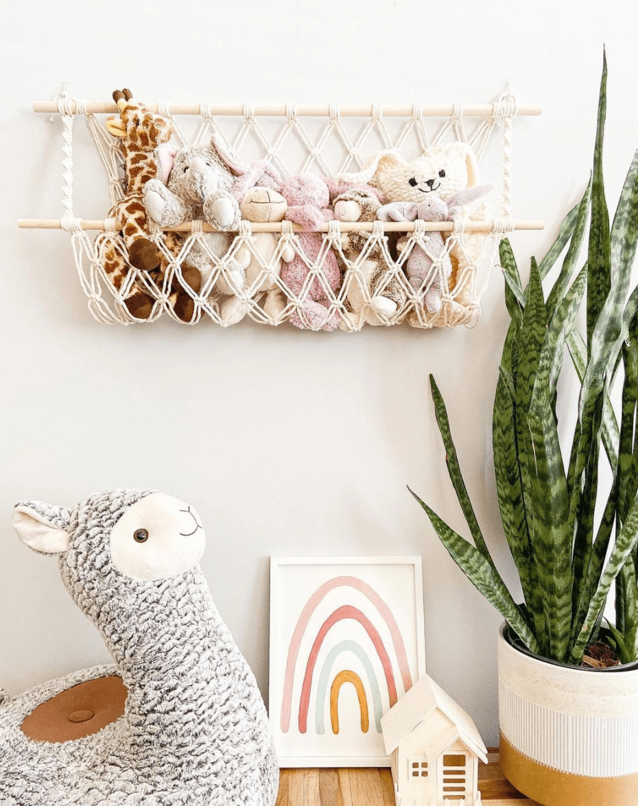 Toy hammock for soft toy storage ideas