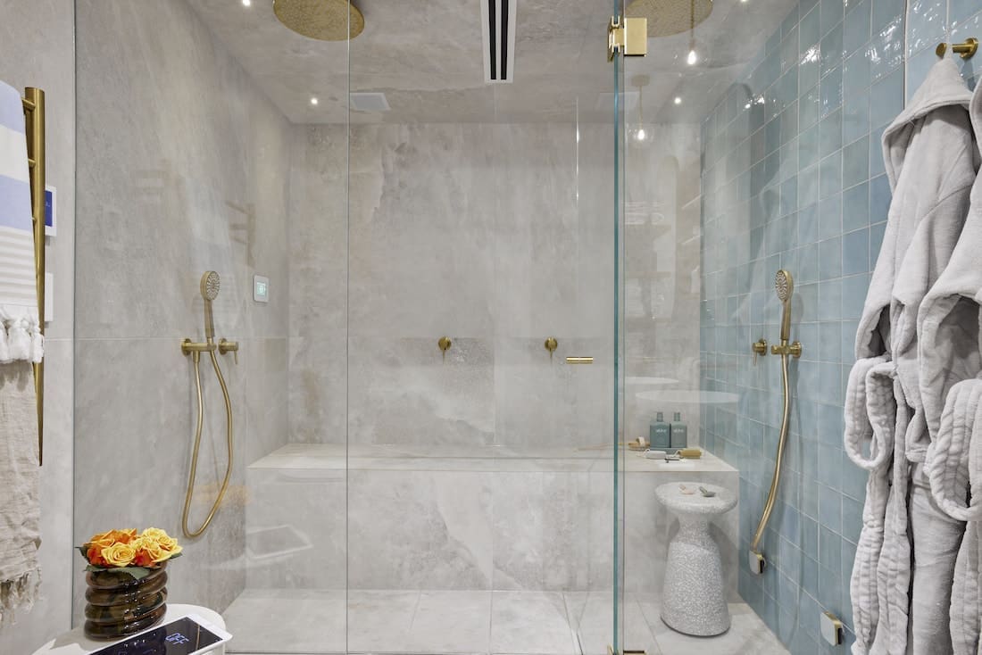 At home basement steam room