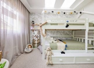 Kids bedroom with bunkbeds